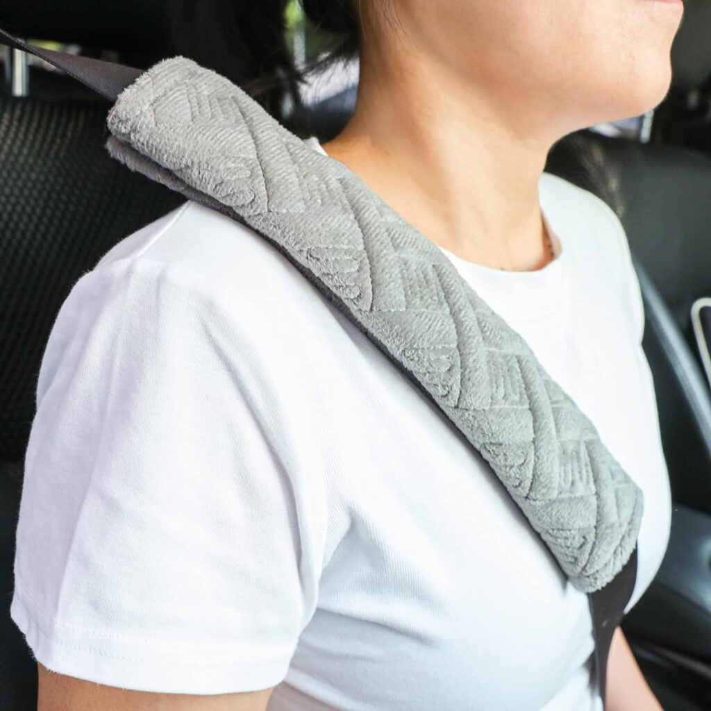 JUSTTOP 2-Pack Universal Car Seat Belt Pads For Comfortable Driving