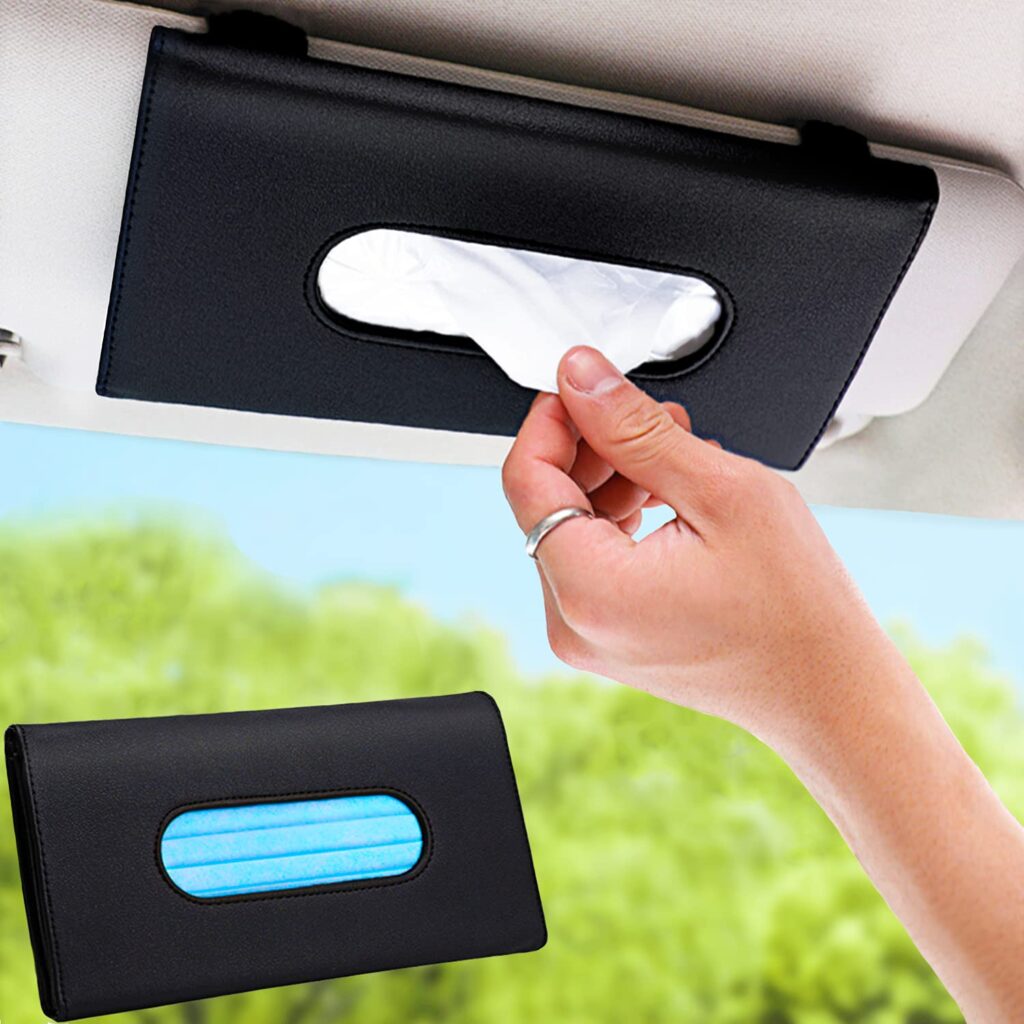 ZKONMEN Sun Visor Car Tissue Holder